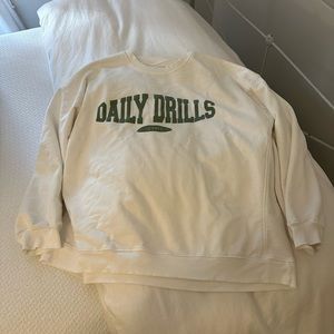 Daily Drills oversized sports crew